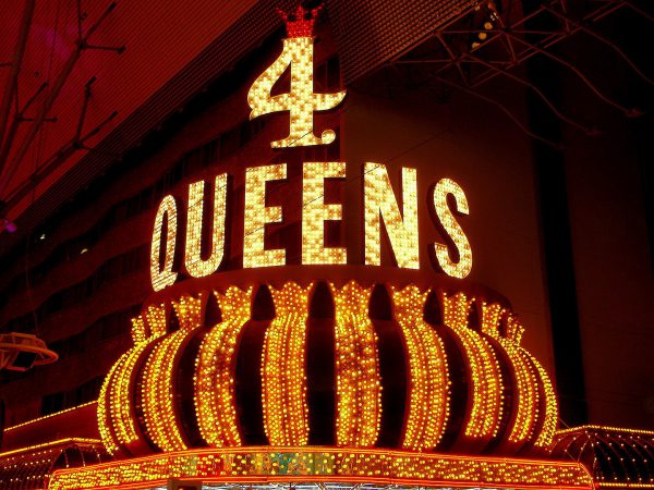 Four Queens Marquee in Downtown Las Vegas, Nevada - Encircle Photos