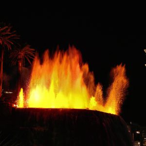 Mirage Hotel Erupting Volcano in Las Vegas, Nevada - Encircle Photos