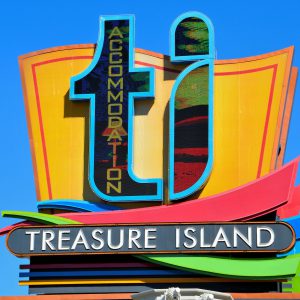 Treasure Island Hotel TI Marquee Screen in Las Vegas, Nevada - Encircle Photos