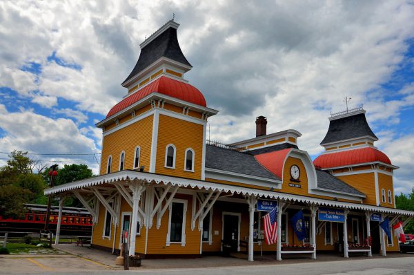 Old North Conway Railroad Station in North Conway, New Hampshire - Encircle Photos