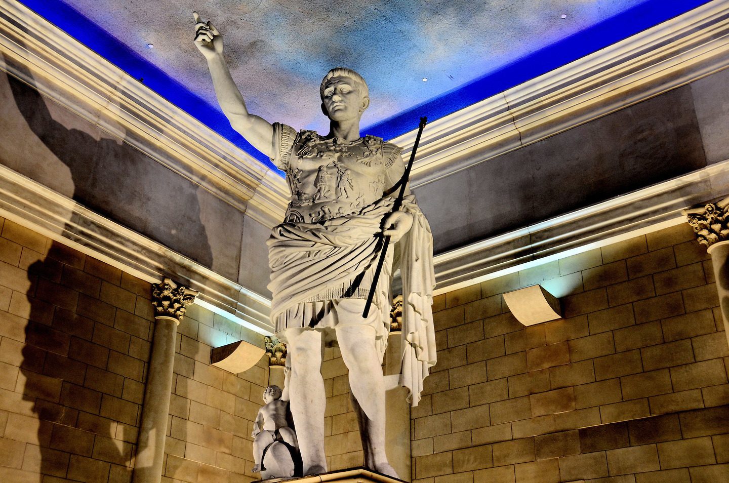 Caesar Statue Inside Caesars Atlantic City in Atlantic City, New Jersey - Encircle Photos