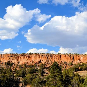 Mesa at Sunset in Bandelier National Monument, New Mexico - Encircle Photos