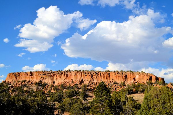 Mesa at Sunset in Bandelier National Monument, New Mexico - Encircle Photos