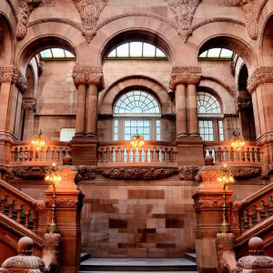 New York State Capitol Building Great Western Staircase in Albany, New York - Encircle Photos