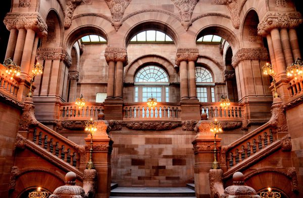New York State Capitol Building Great Western Staircase in Albany, New York - Encircle Photos