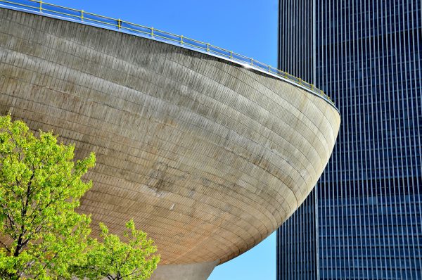 The Egg Building from Empire State Plaza in Albany, New York - Encircle Photos