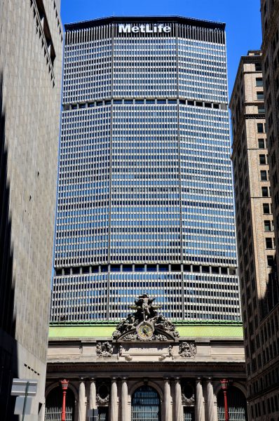 MetLife Building above Grand Central Terminal in New York City, New York - Encircle Photos