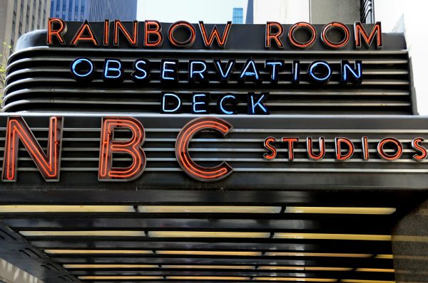 Rainbow Room NBC Studios Marquee in New York City, New York - Encircle Photos