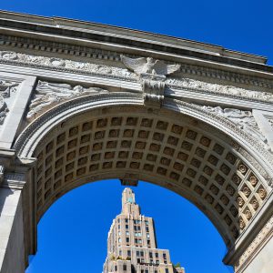 Washington Arch at Washington Square Park in New York City, New York - Encircle Photos