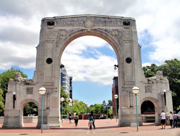Bridge of Remembrance in Christchurch, New Zealand - Encircle Photos