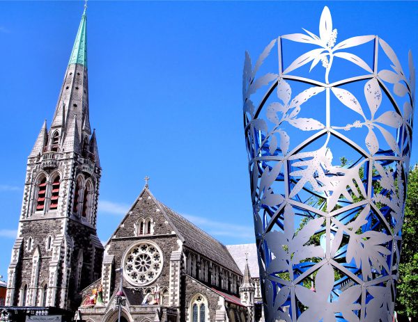 Christchurch, New Zealand Composite of Two Photos - Encircle Photos