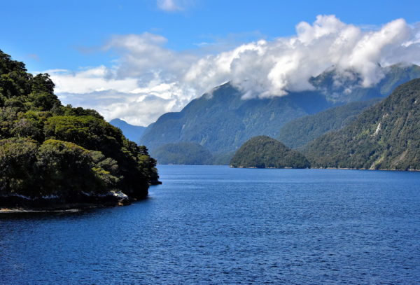 Farther into Breaksea Sound at Fiordland, New Zealand - Encircle Photos