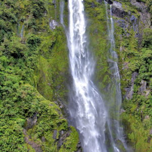 Stirling Falls in Milford Sound at Fiordland, New Zealand - Encircle Photos