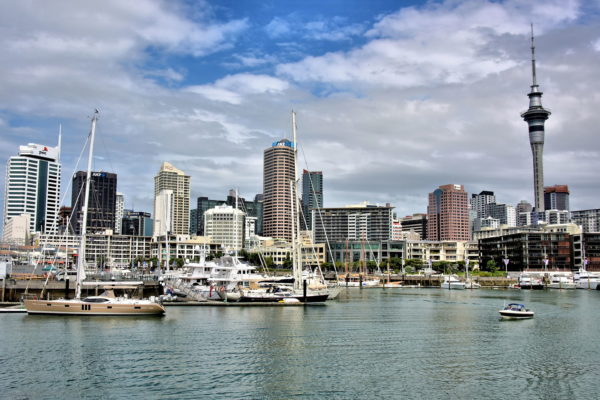 Central Business District Skyline of Auckland, New Zealand - Encircle Photos