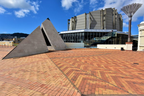 Civic Square in Wellington, New Zealand - Encircle Photos