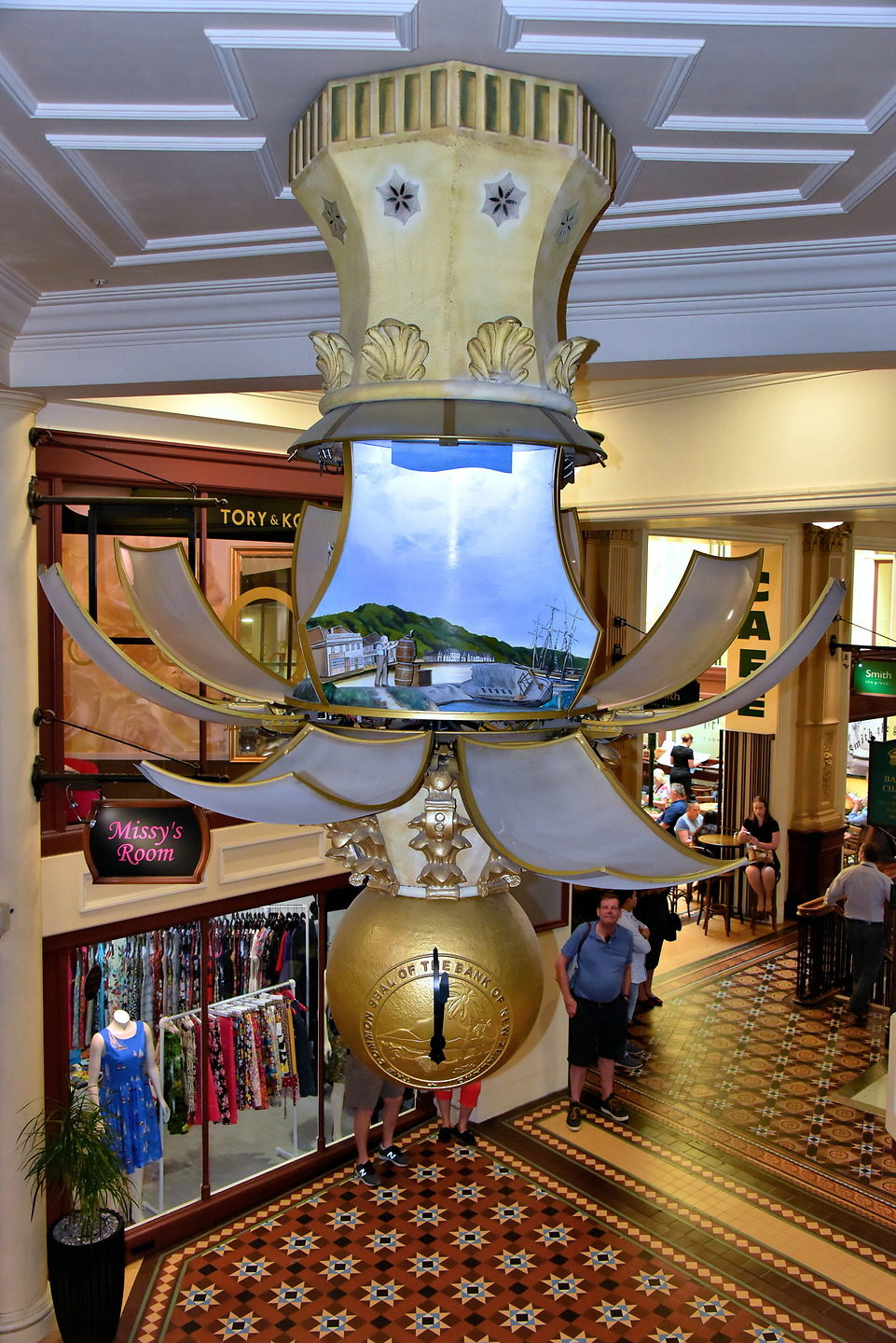 Old Bank Arcade Clock in Wellington, New Zealand Encircle Photos