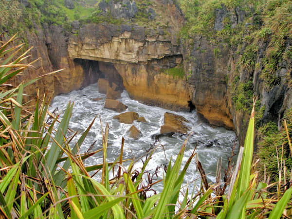 Surge Pool at Paparoa National Park in Punakaiki, New Zealand - Encircle Photos
