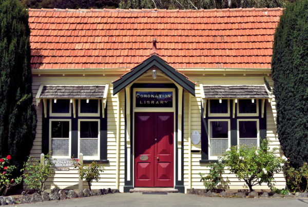 Coronation Library in Akaroa, New Zealand - Encircle Photos