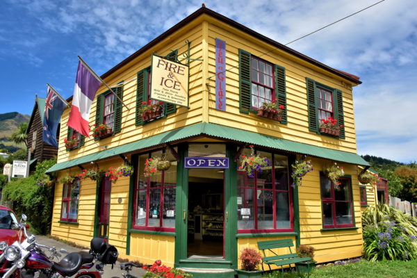 Old English Section Shopping in Akaroa, New Zealand - Encircle Photos