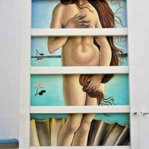 Birth of Venus Mural by Dippie in Tauranga, New Zealand - Encircle Photos