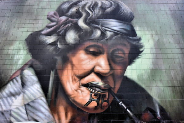 Ina Te Papatahi Mural by Dippie in Tauranga, New Zealand - Encircle Photos