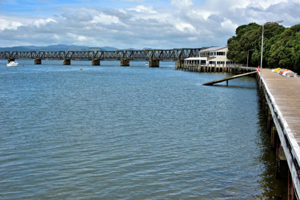 Matapihi Rail Bridge in Tauranga, New Zealand - Encircle Photos
