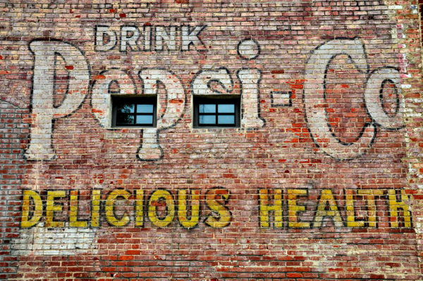 Drink Pepsi Cola for Delicious Health Wall Advertisement in Durham, North Carolina - Encircle Photos