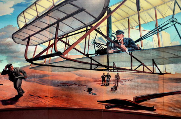 Orville Wright Painting at Kill Devil Hills, North Carolina - Encircle Photos