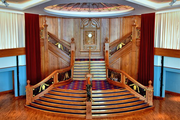 Titanic Grand Staircase inside Titanic Belfast in Belfast, Northern Ireland - Encircle Photos