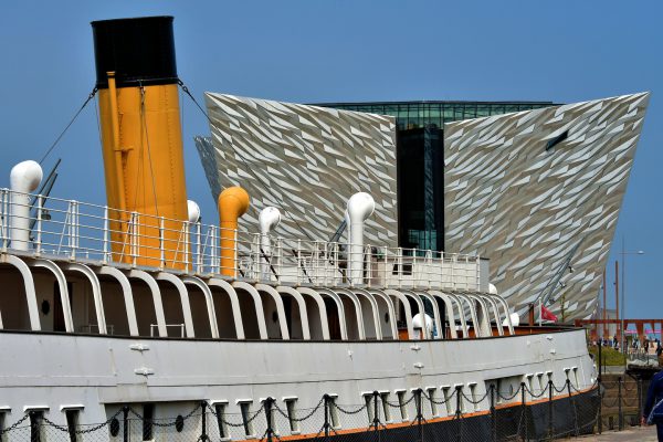 SS Nomadic near Titanic Belfast in Belfast, Northern Ireland - Encircle Photos