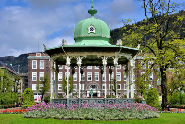 Music Pavilion at Byparken in Bergen, Norway - Encircle Photos