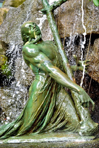 Ole Bull Fountain in Bergen, Norway - Encircle Photos
