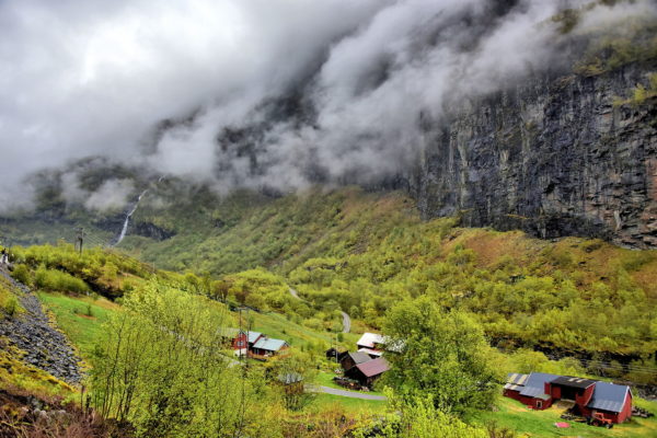 History of Flåmsbana near Flåm, Norway - Encircle Photos
