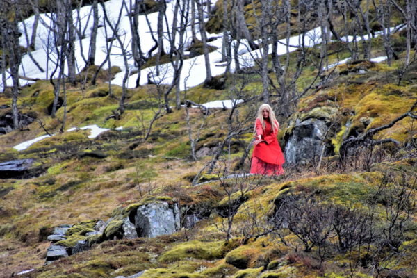Huldra Dancing at Kjosfossen along Flåmsbana near Flåm, Norway - Encircle Photos