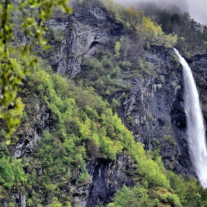 Rjoandefossen along Flåmsbana near Flåm, Norway - Encircle Photos