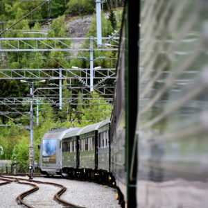 Sightseeing Train Ride aboard Flåmsbana in Flåm, Norway - Encircle Photos