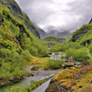 Flåmsbana Travels through Flåmsdalen near Flåm, Norway - Encircle Photos