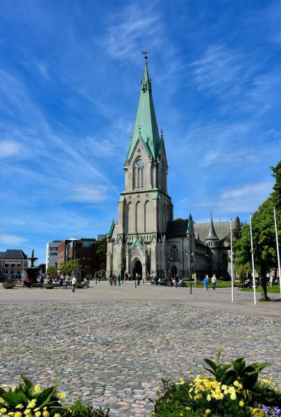 Kristiansand Cathedral at Town Square in Kristiansand, Norway - Encircle Photos