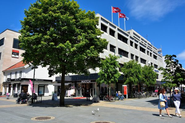 Pedestrian Street Named Markens Gate in Kristiansand, Norway - Encircle Photos
