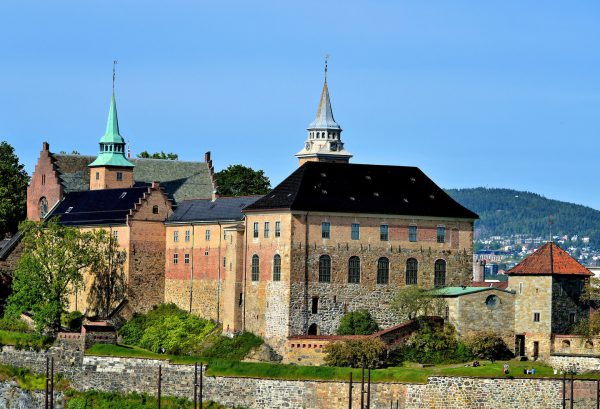 View of Akershus Fortress from Oslo Fjord in Oslo, Norway - Encircle Photos