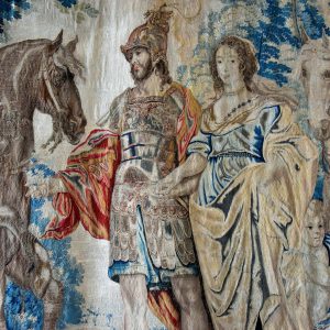 Tapestry from Hall of Christian IV at Akershus Fortress of in Oslo, Norway - Encircle Photos