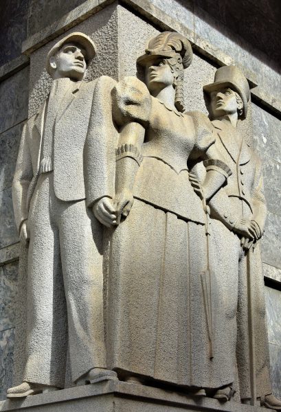 Albertine Prostitution Relief on City Hall in Oslo, Norway - Encircle Photos