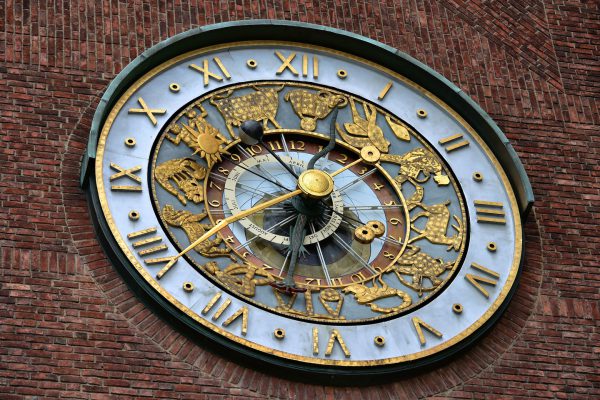 Astronomical Clock at City Hall in Oslo, Norway - Encircle Photos