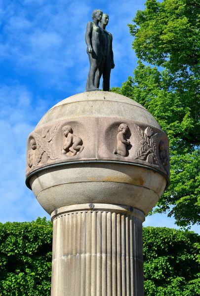 Fountain at Christian Frederiks Plass in Oslo, Norway - Encircle Photos