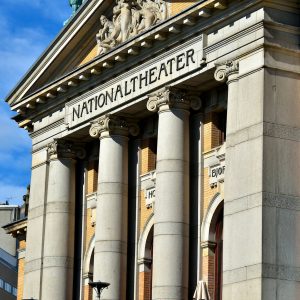 Relief Carving inside Pediment of National Theater in Oslo, Norway - Encircle Photos