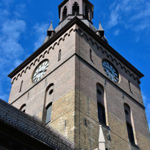 Oslo Cathedral Clock Tower in Oslo, Norway - Encircle Photos