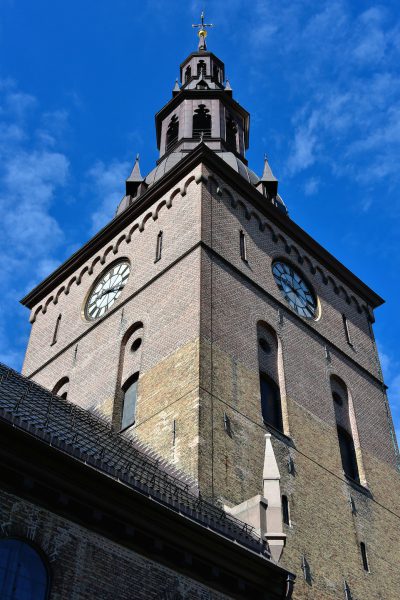 Oslo Cathedral Clock Tower in Oslo, Norway - Encircle Photos