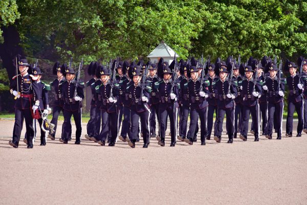 Changing of the Guard at Royal Palace in Oslo, Norway - Encircle Photos