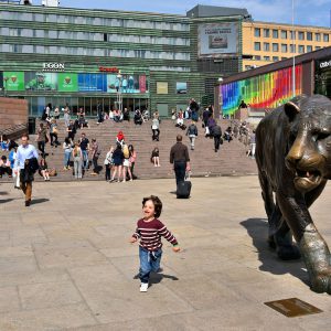 The Tiger Statue in Oslo, Norway - Encircle Photos
