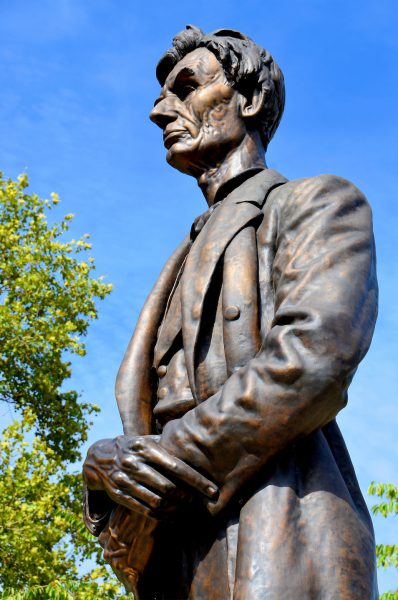 Abraham Lincoln Statue at Lytle Park by George Barnard in Cincinnati, Ohio - Encircle Photos